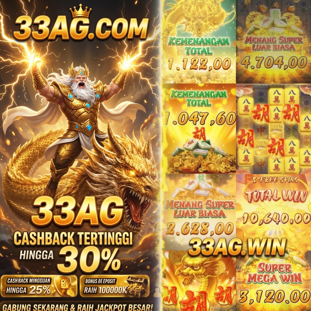 33AG - Destinasi Slot Online Indonesia dengan Ragam Tema Menarik