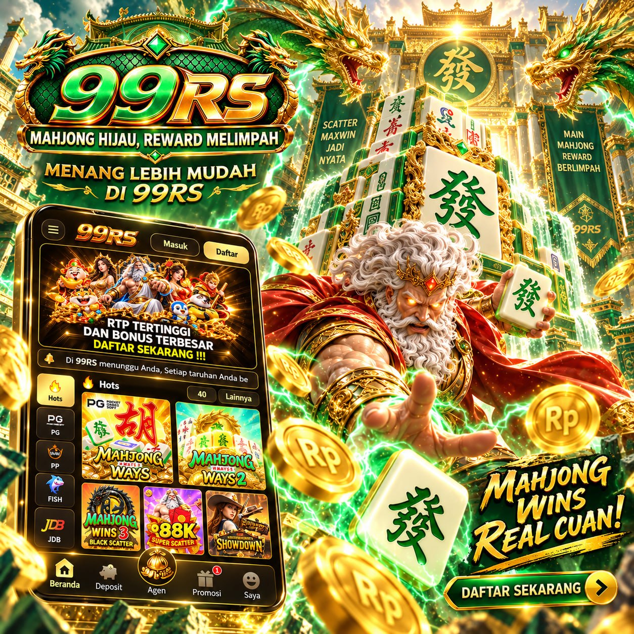 99RS - Dowdload & Install Aplikasi Slot Asli Minimal Bet 400 Perak