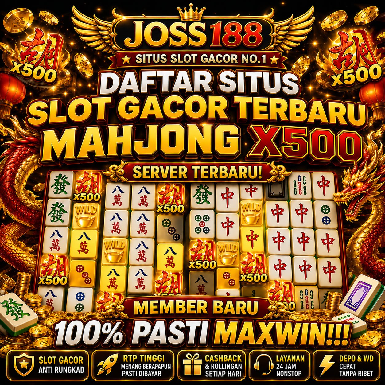 JOSS188 - Game Slot Online dengan Beragam Tema dan Fitur Bonus